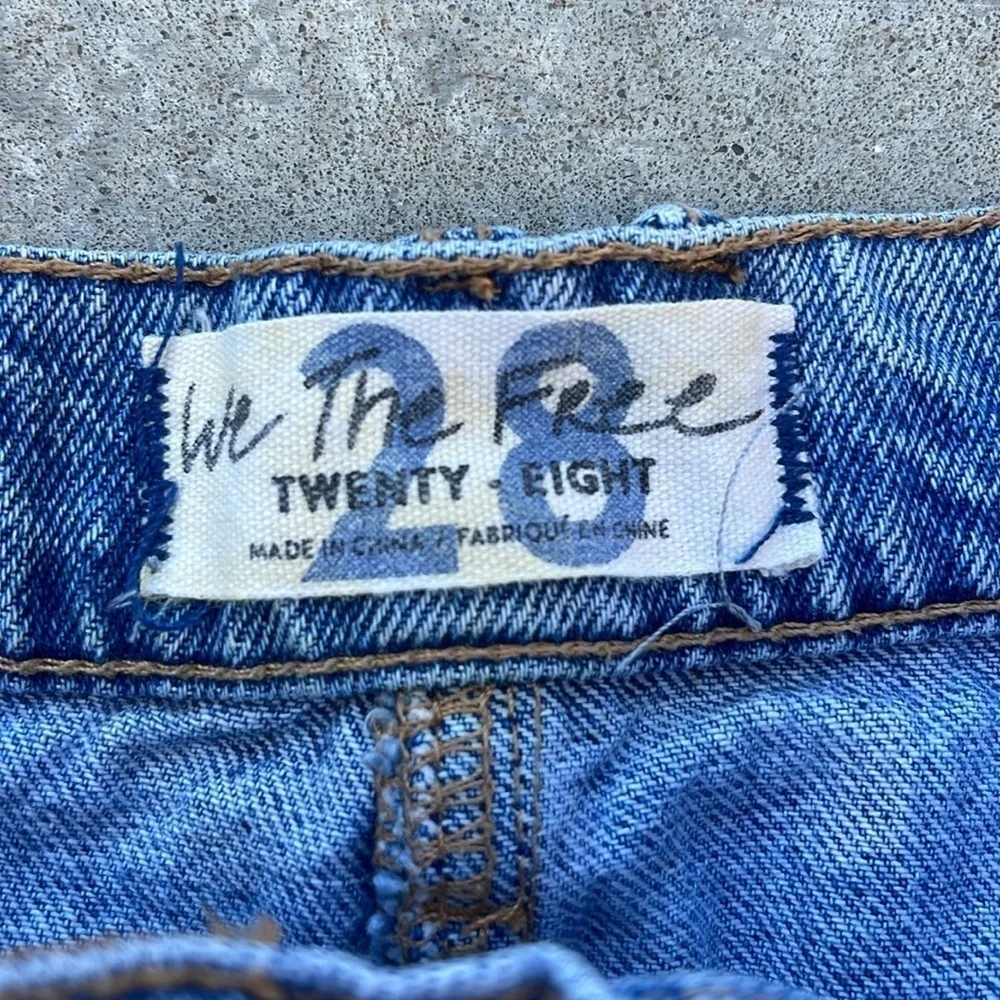 We the Free Free People Y2K Denim Mini Skirt Size 28